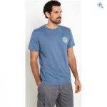 Weird Fish Men’s Heritage Surf Graphic Print T-Shirt – Size: XXXXXL – Colour: WASHED BLUE
