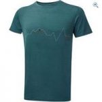North Ridge Men’s Heartline Merino T-Shirt – Size: XXS – Colour: POSEIDON