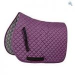 Shires Quilted GP Saddlecloth – Size: S – Colour: Purple