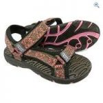 Freedom Trail Kids’ Fabric Sandal – Size: 10 – Colour: Grey Pink