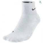 Nike Dri-Fit Cushion Quarter Running Sock (1 pair) – Size: XL – Colour: White
