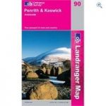 Ordnance Survey Landranger 90 Penrith and Keswick Map Book – Colour: 90