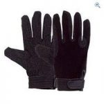Harry Hall Cotton Pimple Gloves – Size: L – Colour: Black