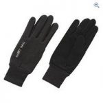 Harry Hall Fleece Domy Suede Riding Gloves – Size: XL – Colour: Black