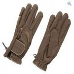Harry Hall Domy Suede Riding Gloves – Size: L – Colour: Brown