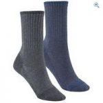 Hi Gear Kids’ Walking Socks (2 Pair Pack) – Size: L – Colour: CHAR-DENIM